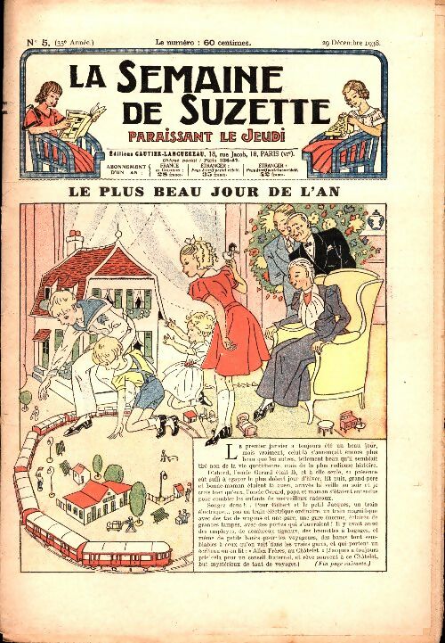 Livrenpoche : La semaine de Suzette 35e année n°5 :  Le plus jour de l'an - Collectif - Livre