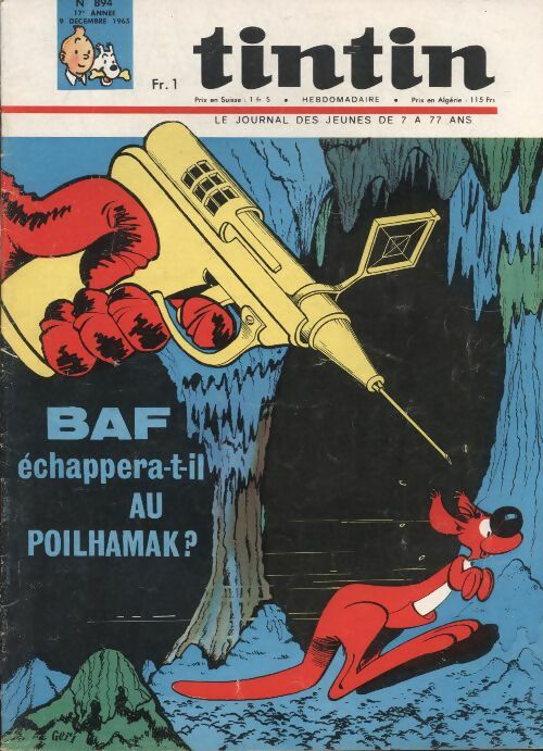 Livrenpoche : Tintin n°894 : Baf échappera-t-il au Poilhamak ? - Collectif - Livre