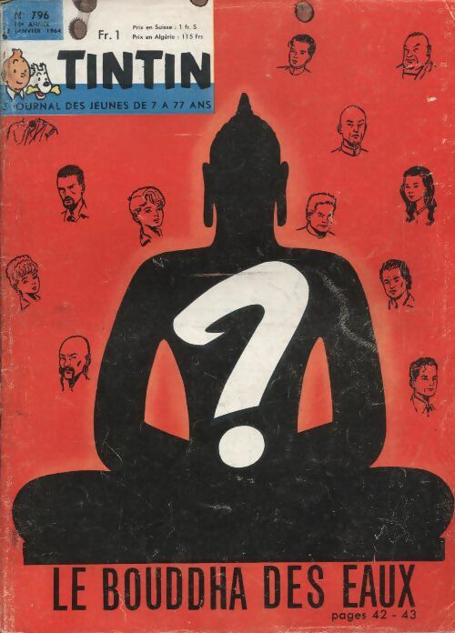 Livrenpoche : Tintin n°796 : Le bouddha des eaux - Collectif - Livre