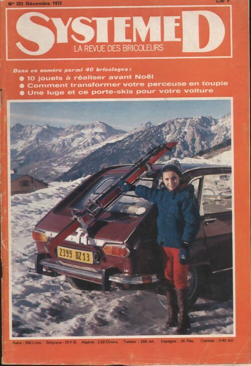 Livrenpoche : Système D n°323 : 10 jouets à réaliser avant Noël - Collectif - Livre
