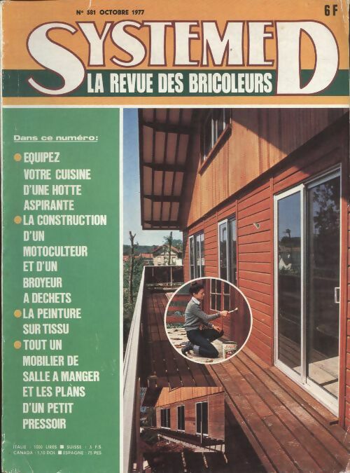 Livrenpoche : Système D n°381 : Equipez votre cuisine d'une hotte aspirante - Collectif - Livre