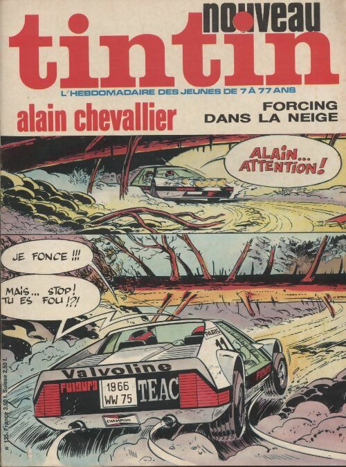 Livrenpoche : Tintin nouveau n°135 : Alain Chevallier, forcing dans la neige - Collectif - Livre