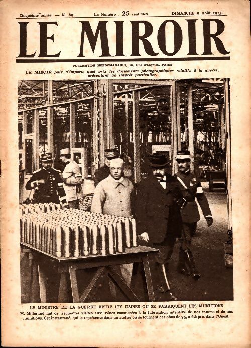 Livrenpoche : Le Miroir n°89 - Collectif - Livre