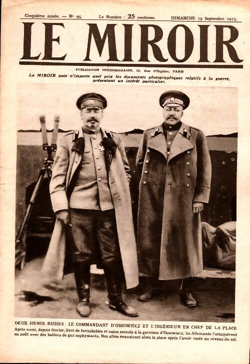 Livrenpoche : Le Miroir n°95 - Collectif - Livre
