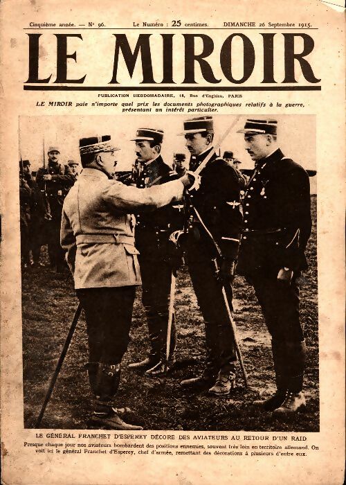 Livrenpoche : Le Miroir n°96 - Collectif - Livre
