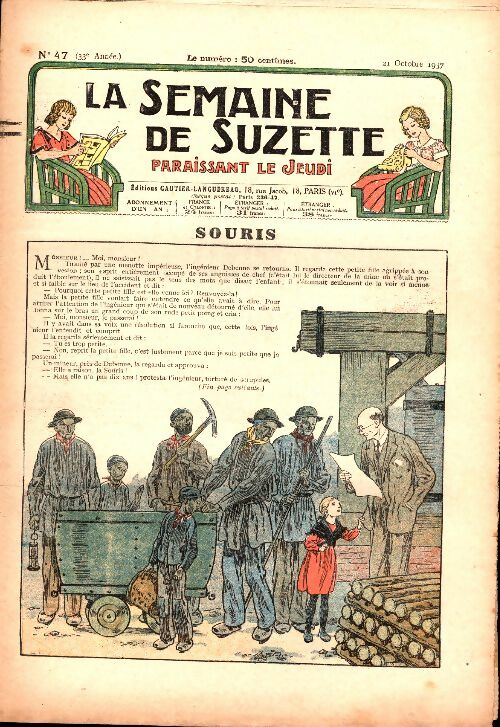 Livrenpoche : La semaine de Suzette 33e année n°47 : Souris - Collectif - Livre