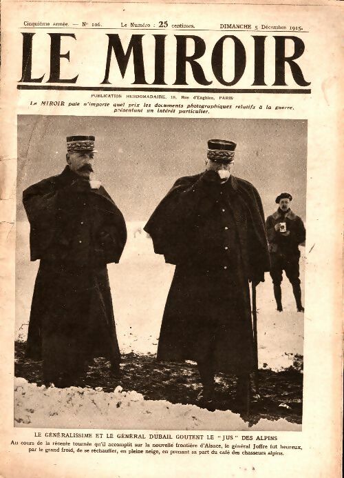 Livrenpoche : Le Miroir n°106 - Collectif - Livre