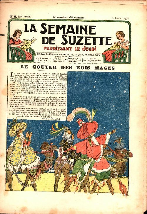 Livrenpoche : La semaine de Suzette 34e année n°6 : Le goûter des rois mages - Collectif - Livre