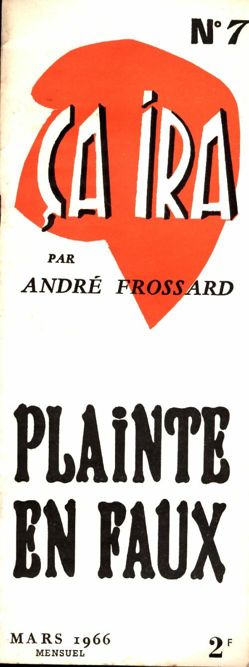 Livrenpoche : Ca ira n°7 : Plainte en faux - Collectif - Livre