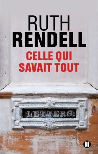 Livrenpoche : Celle qui savait tout - Ruth Rendell - Livre