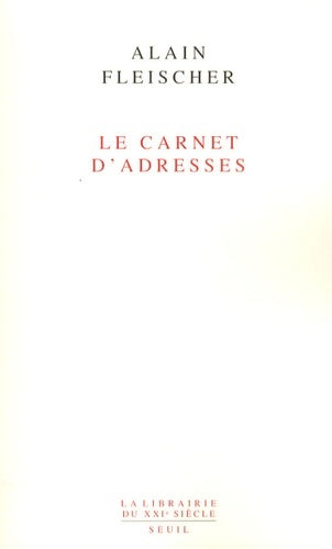 Livrenpoche : Le carnet d'adresses - Alain Fleischer - Livre