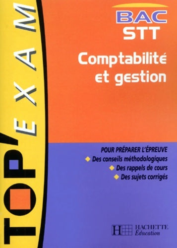 Livrenpoche : Comptabilité et gestion terminale stt. Livre de l'élève - Marie Desthuilliers - Livre