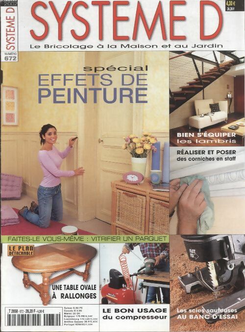 Livrenpoche : Système D n°672 : Effets de peinture - Collectif - Livre