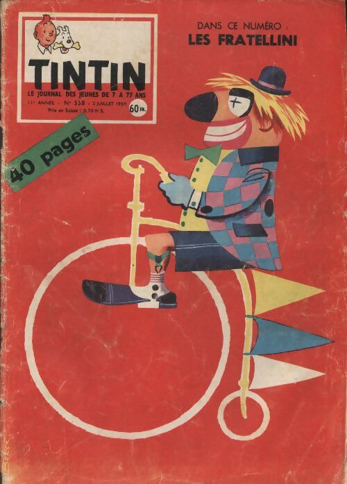 Livrenpoche : Tintin n°558 : Les Fratellini - Collectif - Livre