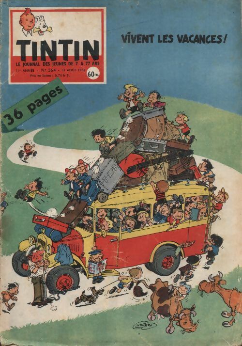Livrenpoche : Tintin n°564 : Vivent les vacances ! - Collectif - Livre