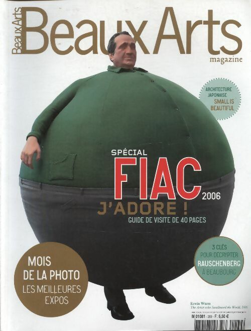 Livrenpoche : Beaux-Arts Magazine n°269 : Spécial FIAC 2006 - Collectif - Livre