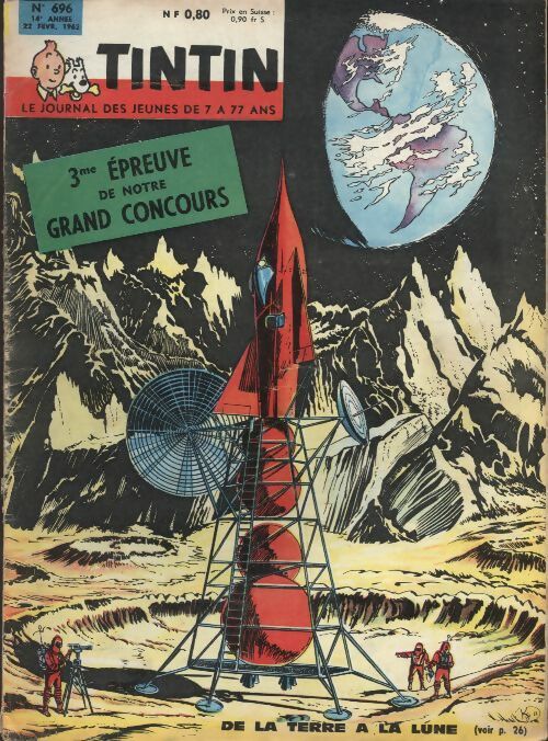 Livrenpoche : Tintin n°696 : 2/1962 - Collectif - Livre