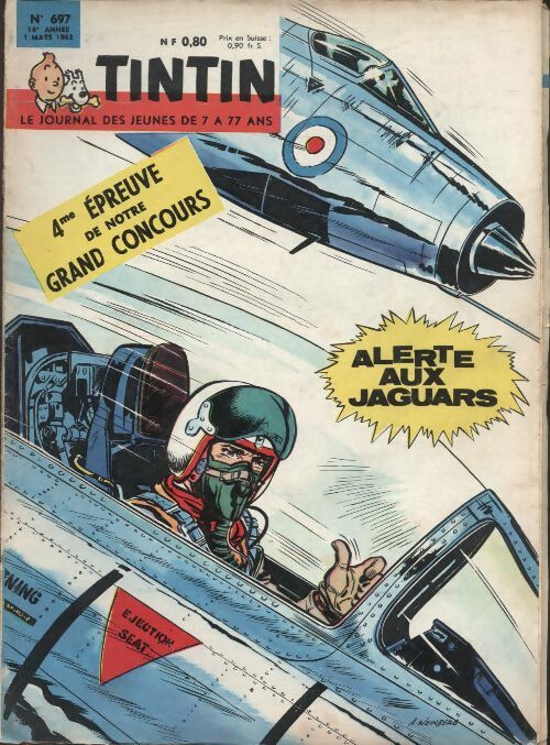 Livrenpoche : Tintin n°697 : Alerte aux jaguars - Collectif - Livre
