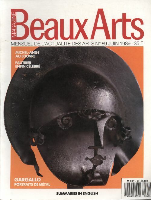 Livrenpoche : Beaux-Arts Magazine n°69 : Gargallo, portraits de métal - Collectif - Livre