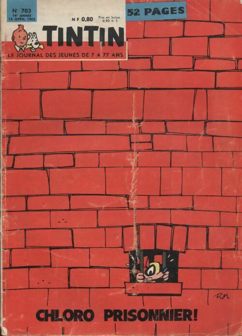 Livrenpoche : Tintin n°703 : Chloro prisonnier ! - Collectif - Livre