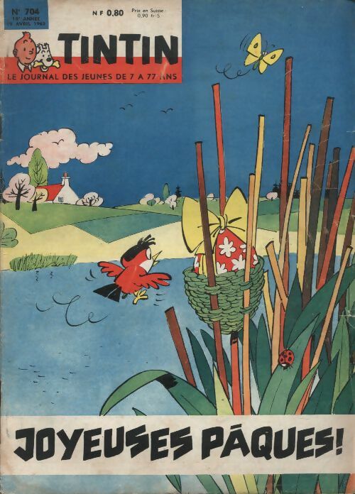 Livrenpoche : Tintin n°704 : Joyeuses Pâques ! - Collectif - Livre