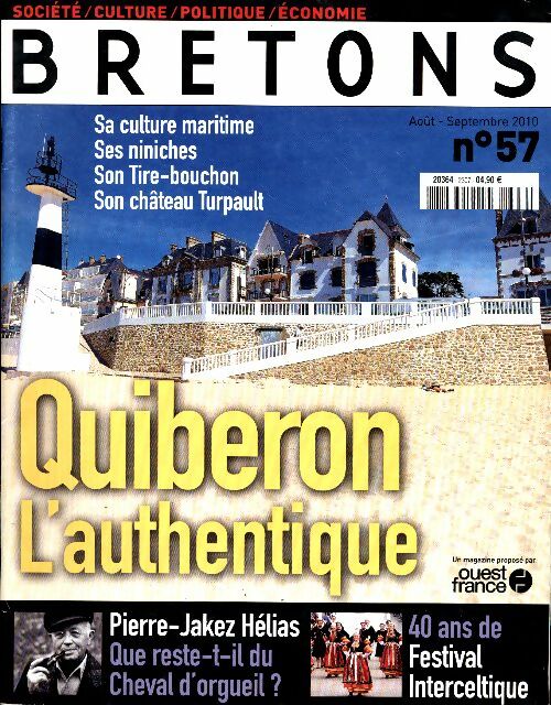 Livrenpoche : Bretons n°57 : Quiberon l'authentique - Collectif - Livre