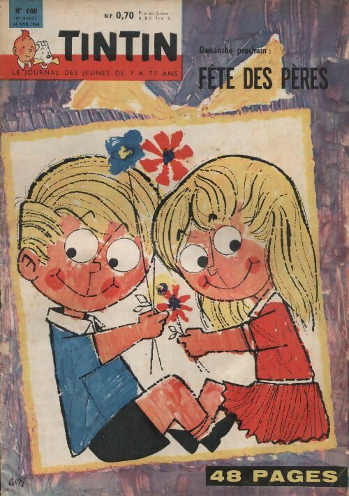 Livrenpoche : Tintin n°608 : Fête des pères - Collectif - Livre