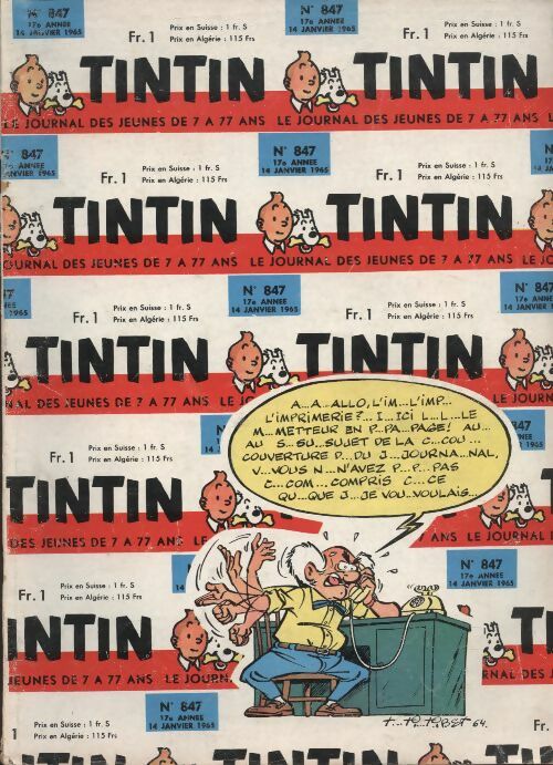 Livrenpoche : Tintin n°847 - Collectif - Livre