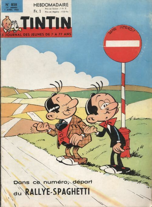 Livrenpoche : Tintin n°858 : Rallye Spaghetti - Collectif - Livre
