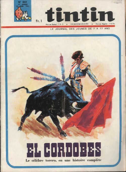 Livrenpoche : Tintin n°869 : El Cordobes - Collectif - Livre