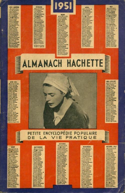 Livrenpoche : Almanach Hachette 1951 - Collectif - Livre