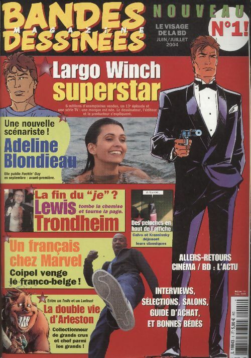 Livrenpoche : Bande Dessinées magazine n°1 : Largo Winch superstar - Collectif - Livre