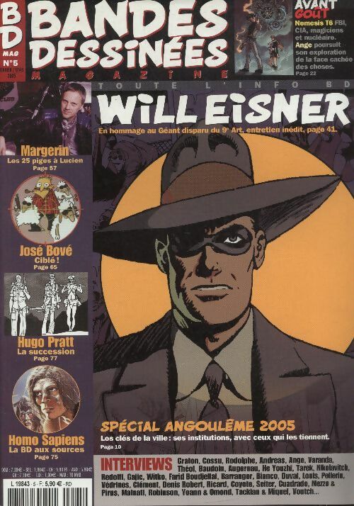 Livrenpoche : Bande Dessinées magazine n°5 : Will Eisner - Collectif - Livre
