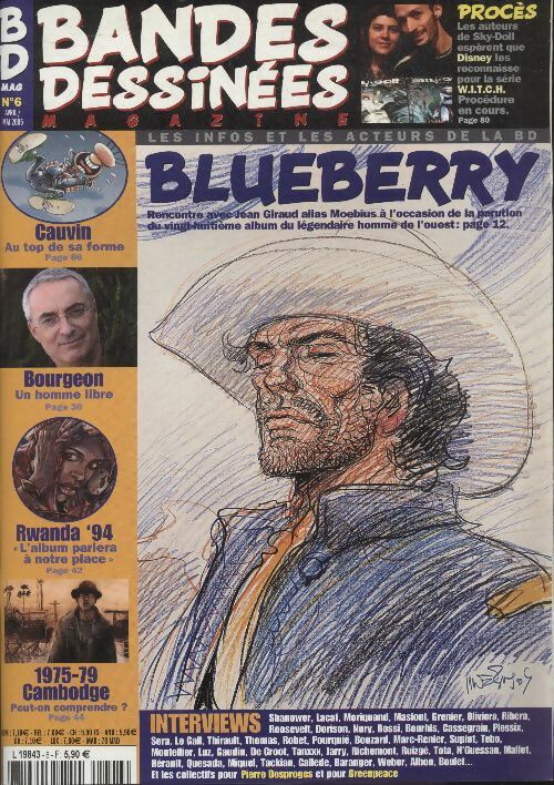 Livrenpoche : Bande Dessinées magazine n°6 : Blueberry - Collectif - Livre