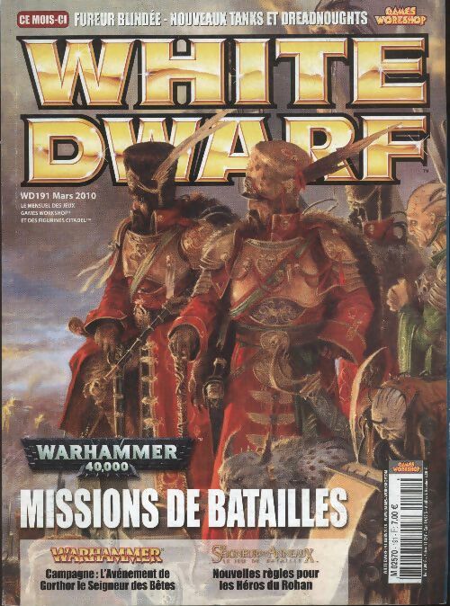 Livrenpoche : White dwarf n°191 : Warhammer 40K : missions de batailles - Collectif - Livre