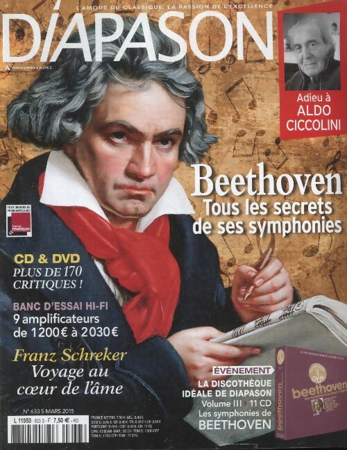 Livrenpoche : Diapason n°633 : Beethoven, tous les secrets de ses symphonies - Collectif - Livre