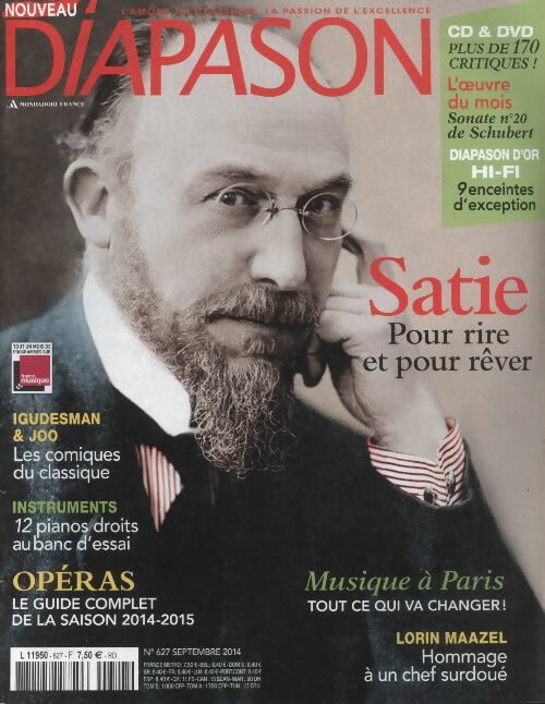 Livrenpoche : Diapason n°627 : Satie, pour rire et pour rêver - Collectif - Livre