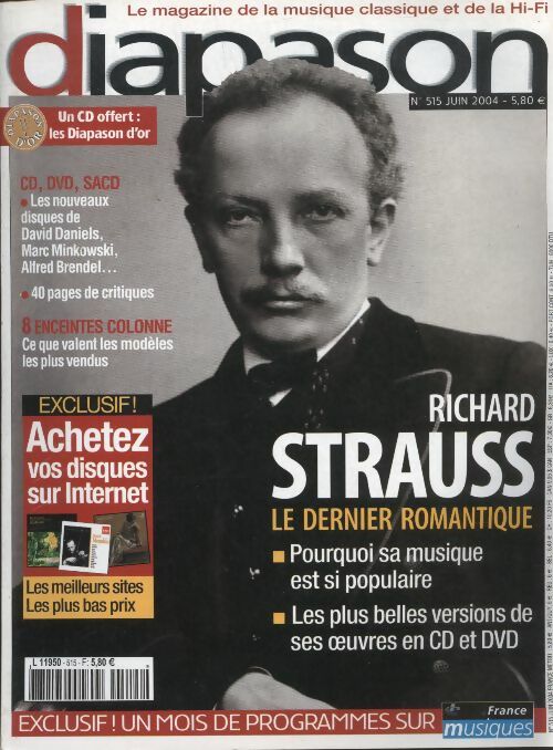 Livrenpoche : Diapason n°515 : Richard Strauss, le dernier romantique - Collectif - Livre