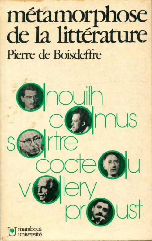 Livrenpoche : Métamorphose de la littérature Tome II - Pierre De Boisdeffre - Livre