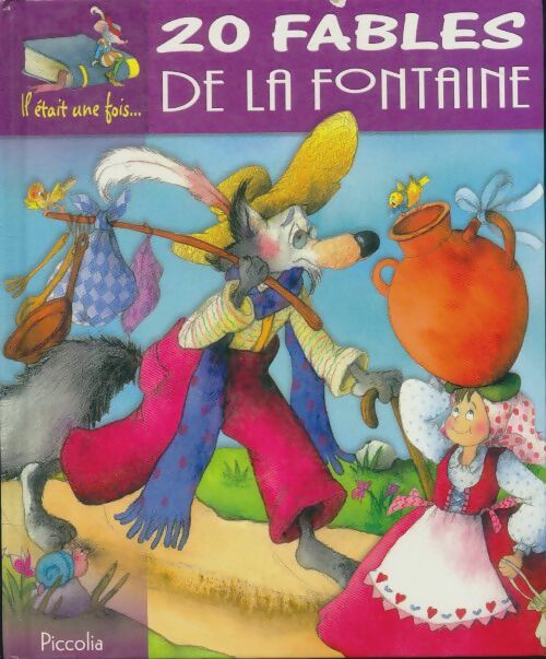 Livrenpoche : 20 contes de la fontaine - Piccolia - Livre