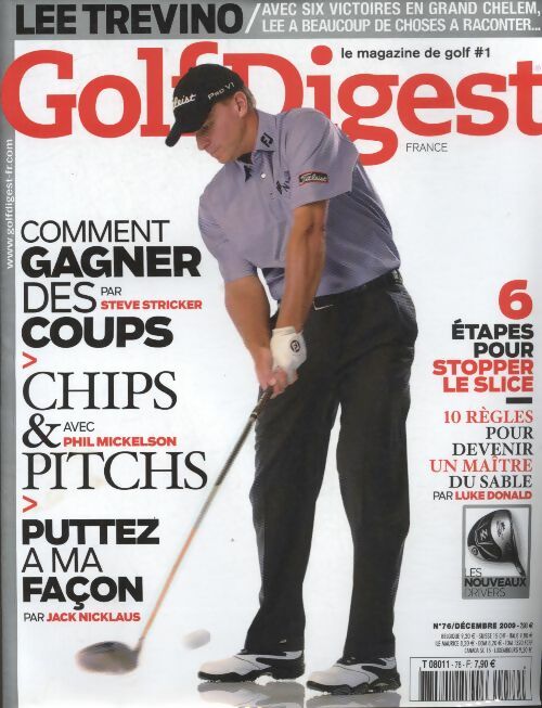 Livrenpoche : Golf Digest n°76 : Comment gagner des coups par Steve Stricker - Collectif - Livre