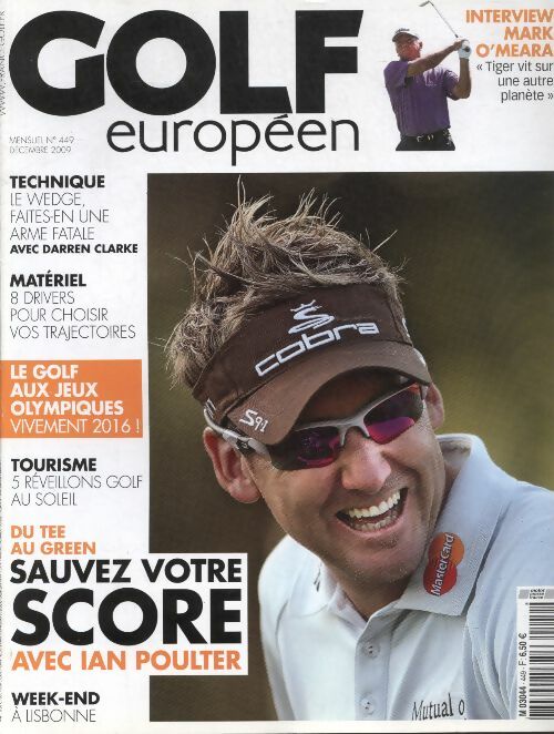 Livrenpoche : Golf européen n°449 : Du tee au green, sauvez votre score avec Ian Poulter - Collectif - Livre