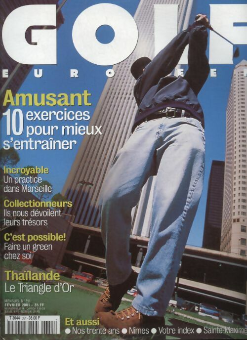 Livrenpoche : Golf européen n°351 : Amusant, 10 exercices pour mieux s'entraîner - Collectif - Livre