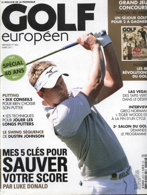 Livrenpoche : Golf européen n°462 : Mes 5 clés pour sauver votre score par Luke Donald - Collectif - Livre