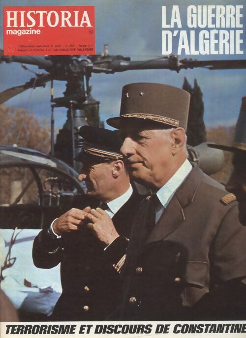 Livrenpoche : Historia la guerre d'Algérie n°265 : Terrorisme et discours de Constantine - Collectif - Livre