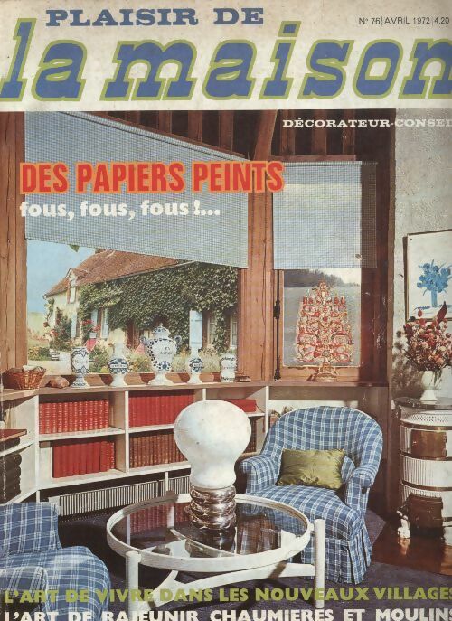 Livrenpoche : Plaisir de la maison n°76 : Des papiers peints fous, fous, fous ! - Collectif - Livre
