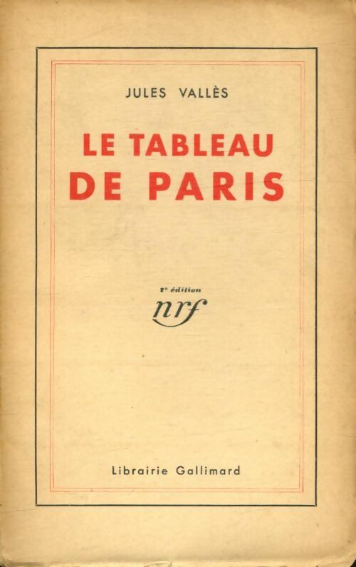 Livrenpoche : Le tableau de Paris - Jules Vallès - Livre