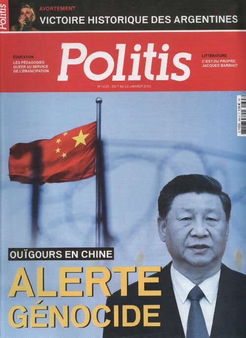 Politis n°1635 : Ouïgours en Chine, alerte génocide - Collectif -  Politis - Livre