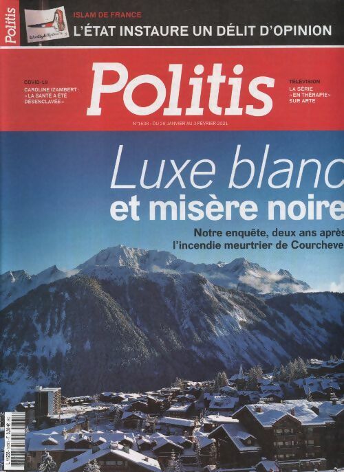 Livrenpoche : Politis n°1638 : Luxe blanc et misère noire - Collectif - Livre
