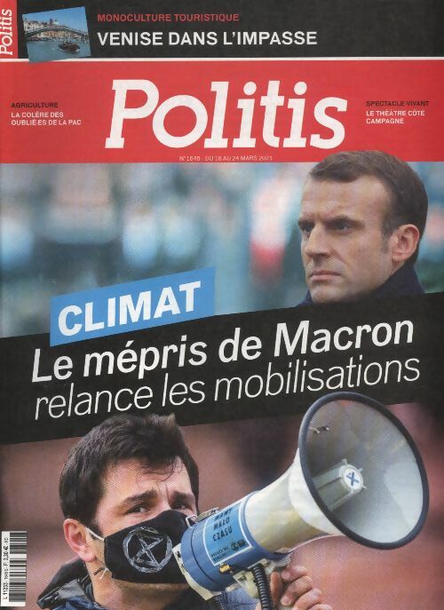 Livrenpoche : Politis n°1645 : Climat, le mépris de Macron relance les mobilisations - Collectif - Livre